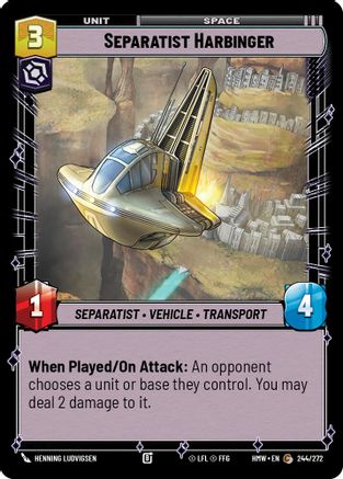 Separatist Harbinger (244/272) - Homeworlds