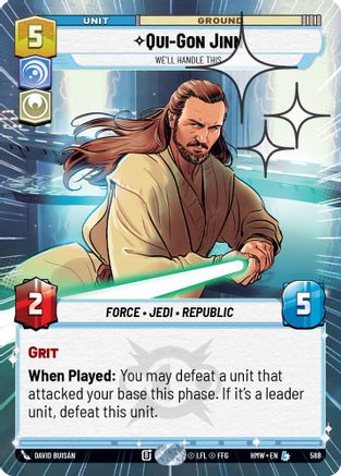 Qui-Gon Jinn - We&