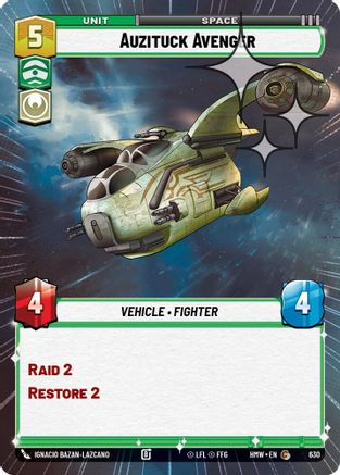 Auzituck Avenger (Hyperspace Foil) (630) - Homeworlds Foil