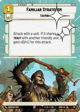 Familiar Strategem (Hyperspace Foil) (776) - Homeworlds Foil