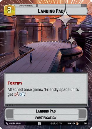 Landing Pad (Hyperspace Foil) (781) - Homeworlds Foil