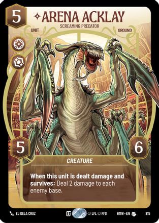 Arena Acklay - Screaming Predator (Prestige) (815) - Homeworlds