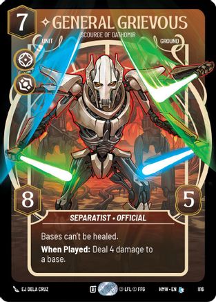 General Grievous - Scourge of Dathomir (Prestige) (816) - Homeworlds