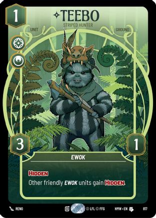Teebo - Striped Hunter (Prestige) (817) - Homeworlds