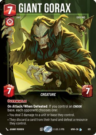 Giant Gorax (Prestige) (831) - Homeworlds