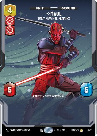 Maul - Only Revenge Remains (Prestige) (842) - Homeworlds