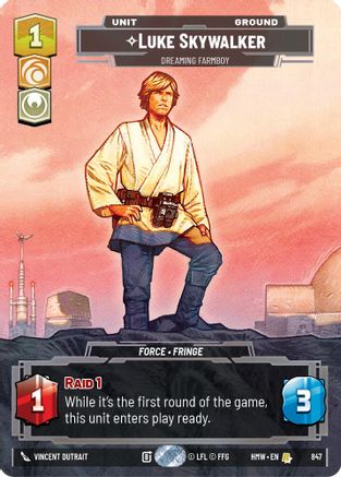 Luke Skywalker - Dreaming Farmboy (Prestige) (847) - Homeworlds