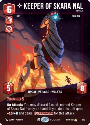Keeper of Skara Nal - Awoken (Prestige Foil) (870) - Homeworlds Foil