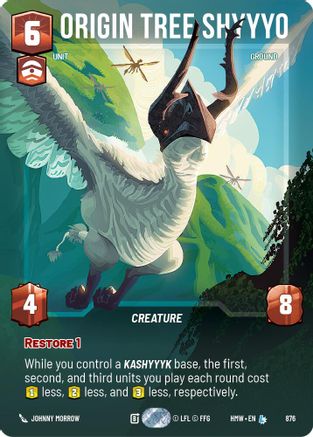 Origin Tree Shyyyo (Prestige Foil) (876) - Homeworlds Foil