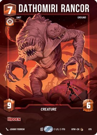 Dathomiri Rancor (Prestige Foil) (878) - Homeworlds Foil