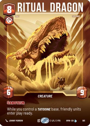 Ritual Dragon (Prestige Foil) (881) - Homeworlds Foil