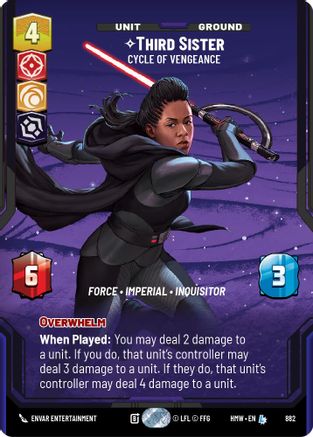 Third Sister - Cycle of Vengeance (Prestige Foil) (882) - Homeworlds Foil