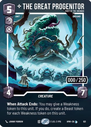 The Great Progenitor - First of the Drengir (Serialized) (921) - Homeworlds Foil