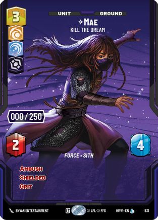 Mae - Kill the Dream (Serialized) (931) - Homeworlds Foil