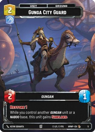 Gunga City Guard (5) - Homeworlds Weekly Play Promos