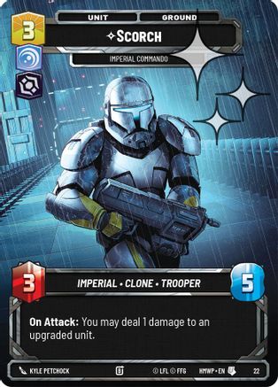 Scorch - Imperial Commando (Foil) (22) - Homeworlds Weekly Play Promos Foil