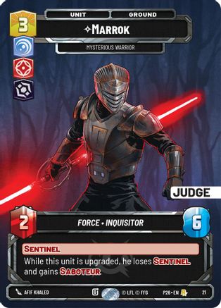 Marrok - Mysterious Warrior (21) - Judge Promos
