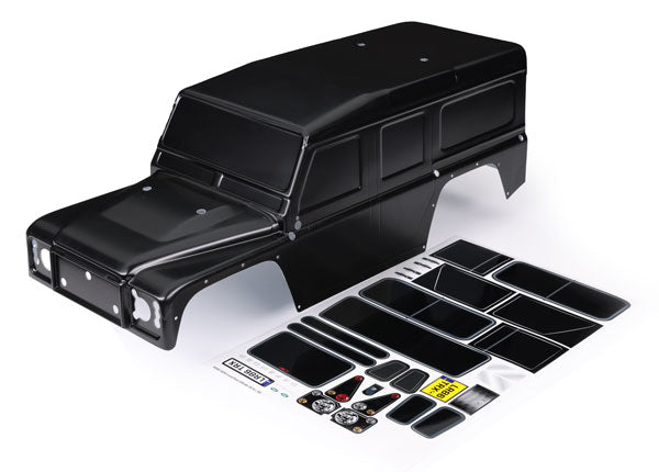Land Rover Defender Body Black With Decals 8011-BLK