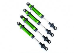 Shocks, GTS, Aluminum (Green-Aanodized) (Assembled Without Springs) (4) (For Use With #8140 TRX-4® Long Arm Lift Kit) 8160-GRN