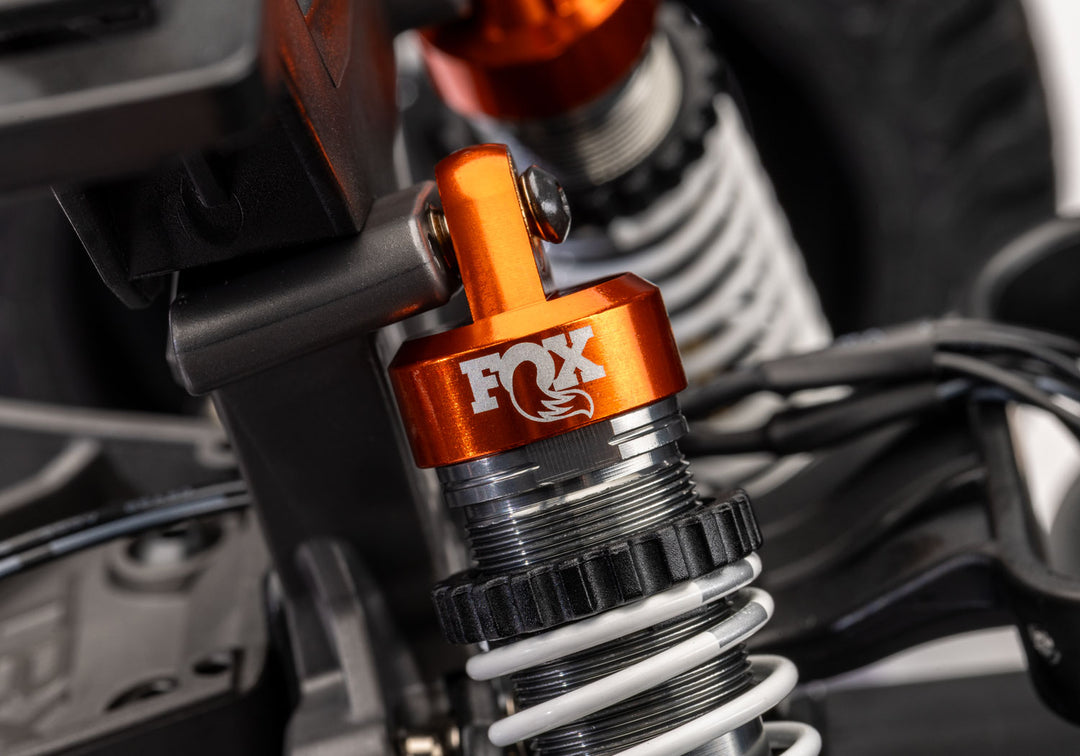 Fox Orange Aluminum GTR Shock Caps (4) 8465