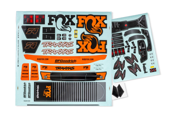 Unlimited Desert Racer Body Decal Sheets