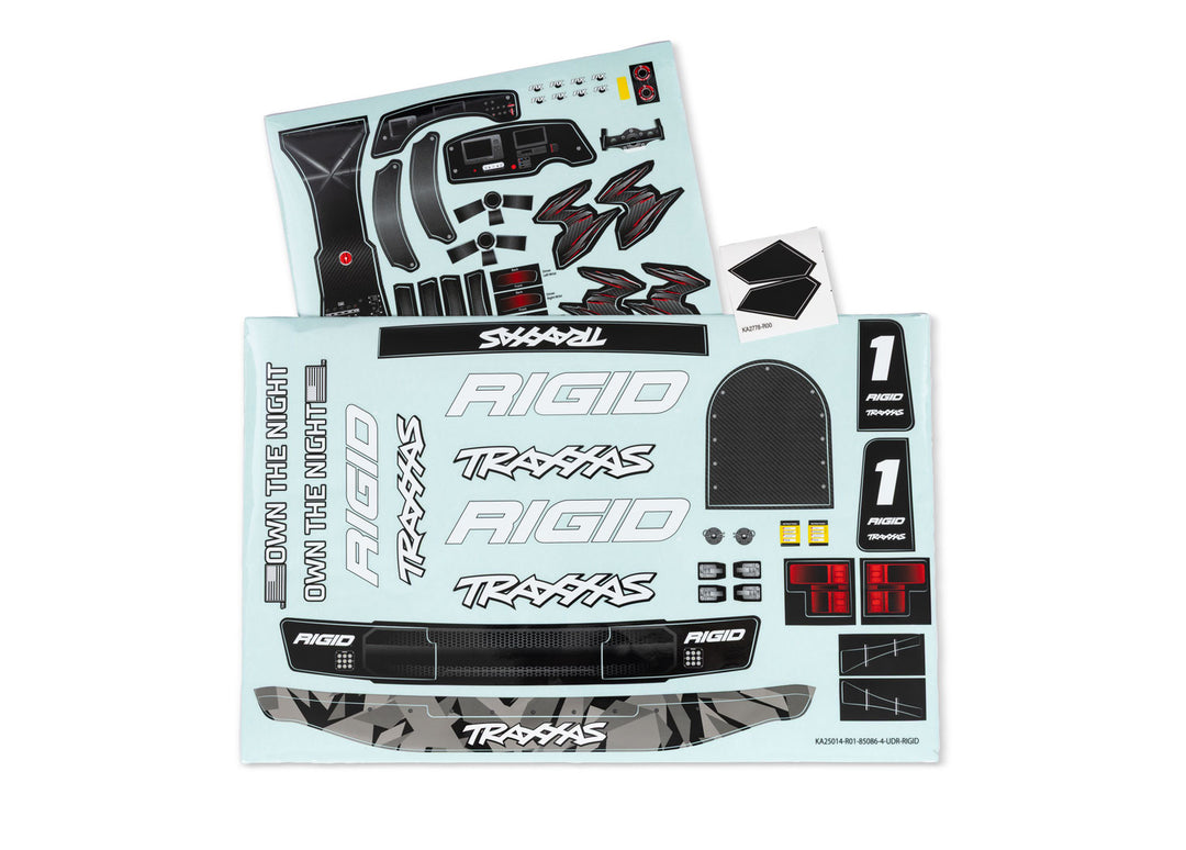 Unlimited Desert Racer Body Decal Sheets