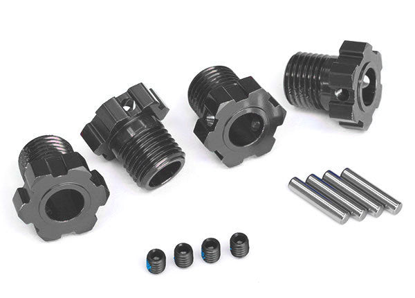 Wheel Hub 17mm Slined Gray