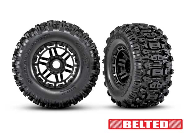 Sledgehammer AT Belted Tires Mounted 8975