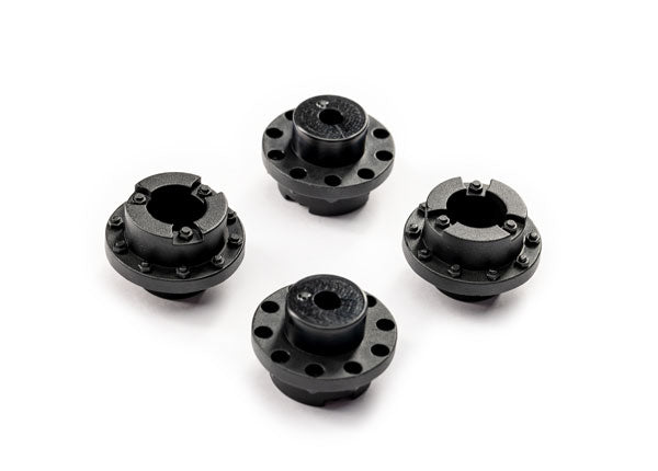 Center Wheel Caps Black (4) 9075