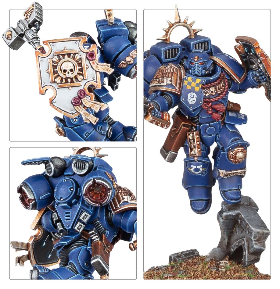 Space Marines: Captain with Jump Pack &amp; Relic Shield