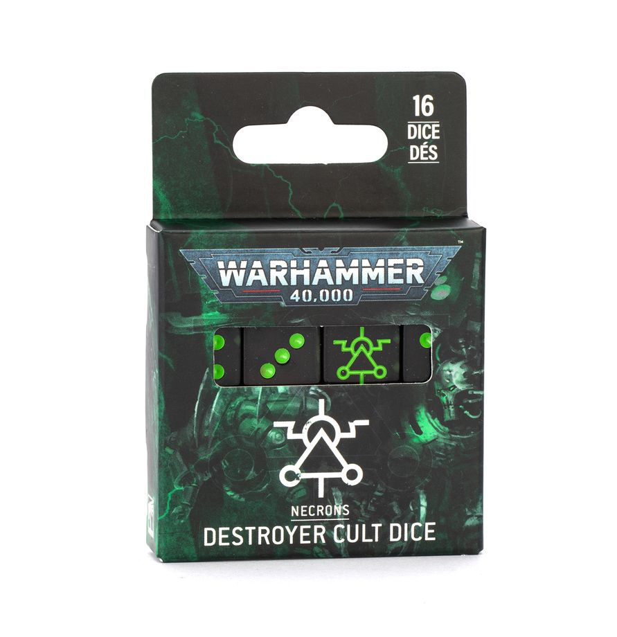 WH40K Dice Set: Necrons Destroyer Cult