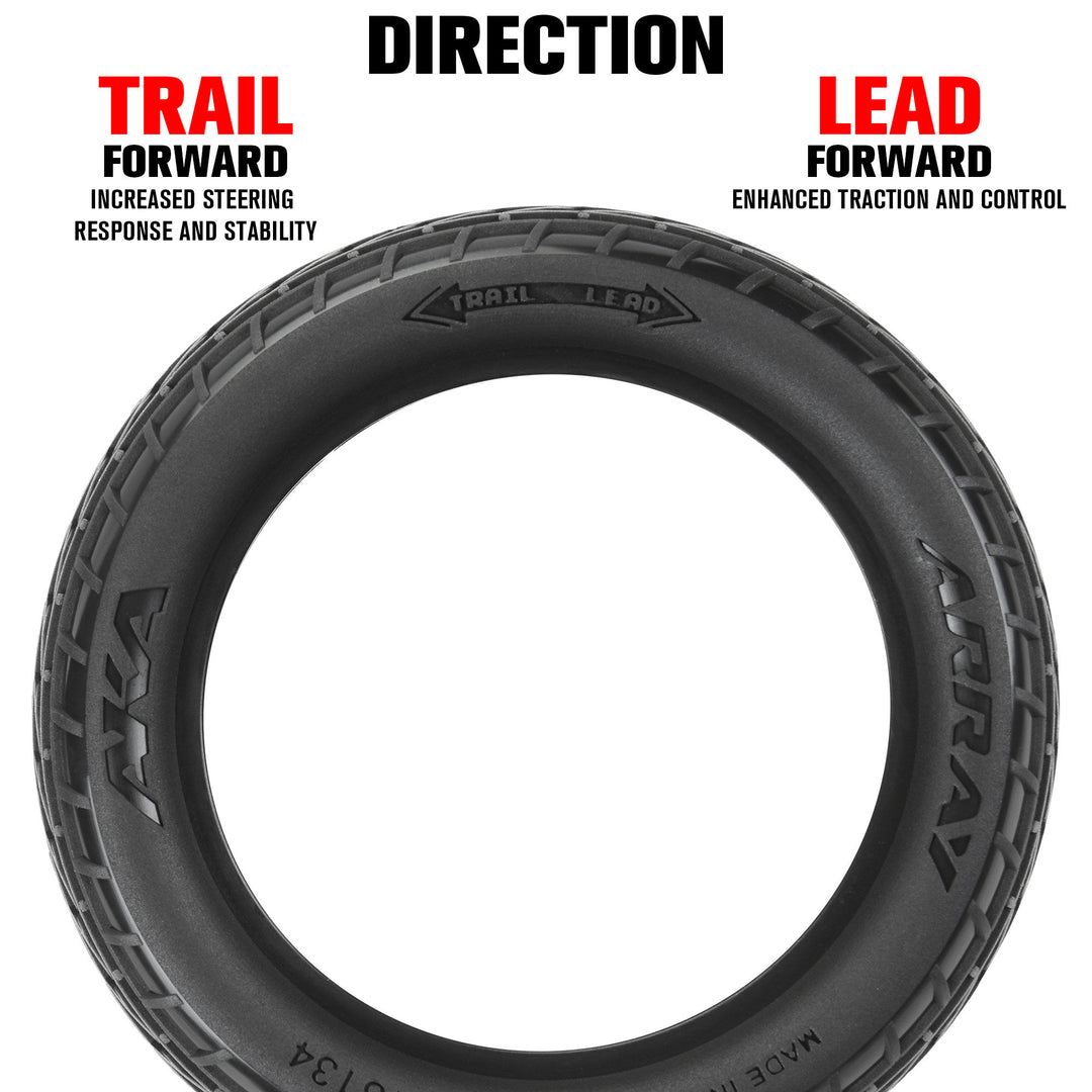 Array 2.2" Clay Dirt Oval Buggy Rear Tires (2)