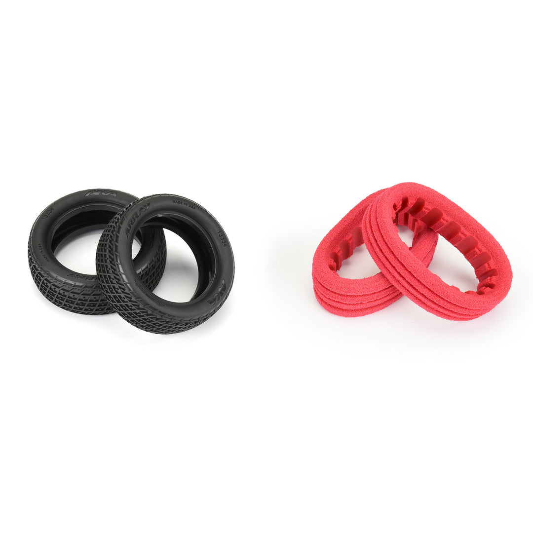 Array 2.2" Super Soft Dirt Oval Buggy 2WD/4WD Front Tires (2)