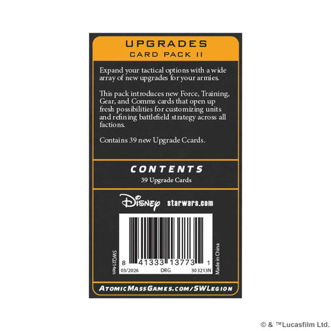 Star Wars: Legion - Upgrades Card Pack 2 (SWQ214EN)