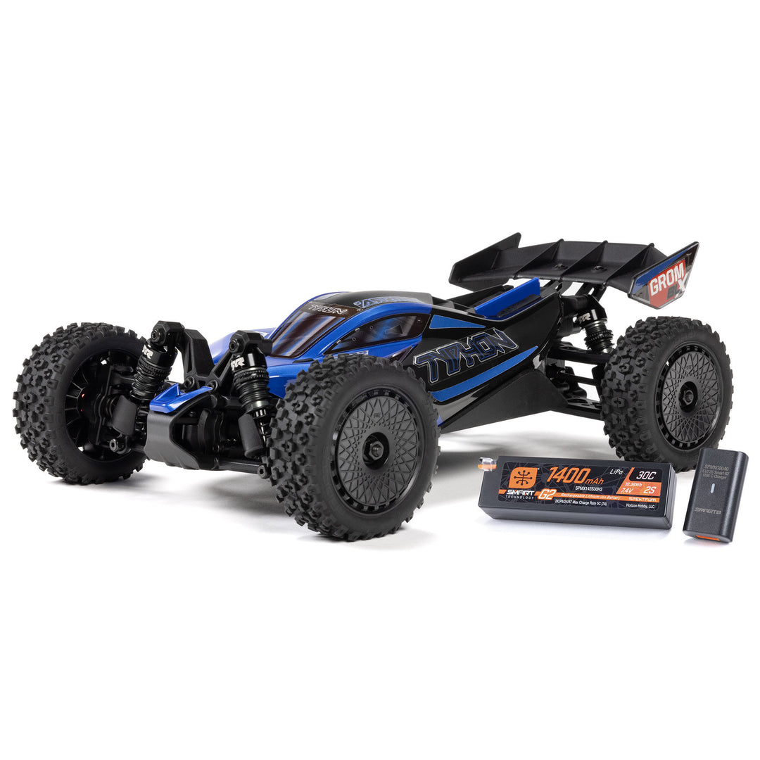 Arrma 1/14 TYPHON GROM 223S DSC 4X4 RTR Brushless Buggy (Battery & Charger Included) ARA2306ST