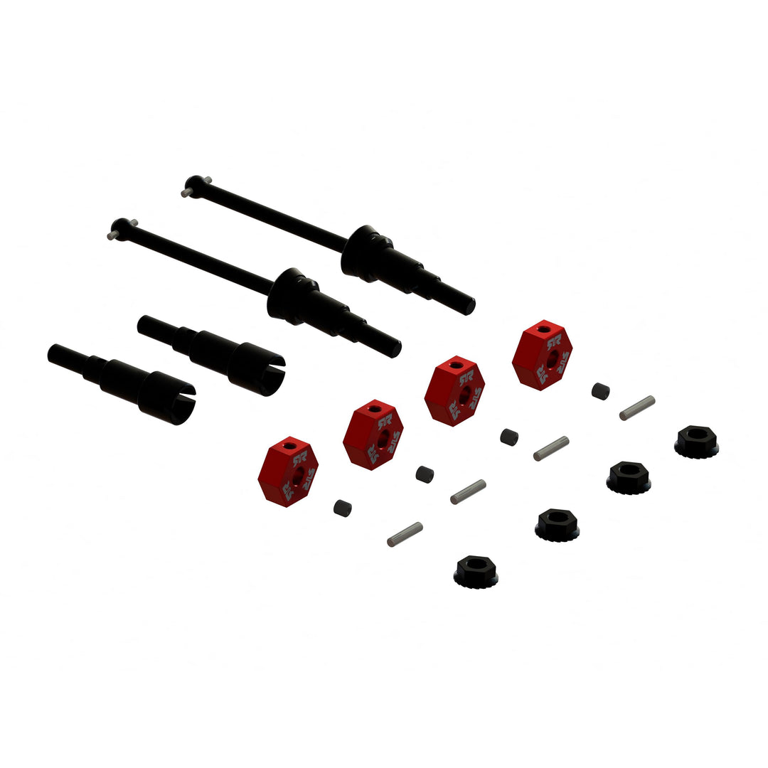 Arrma Metal Axle &amp; Wheel Hex Set B (4pcs) - GROM ARA311231