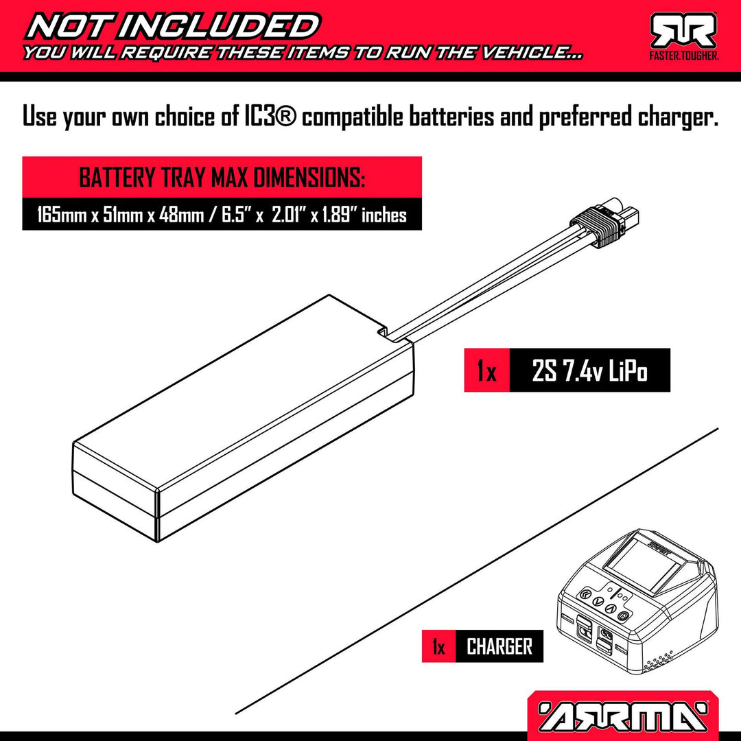 1/10 GRANITE 4X4 RTR Brushed Monster Truck ARA4202V4