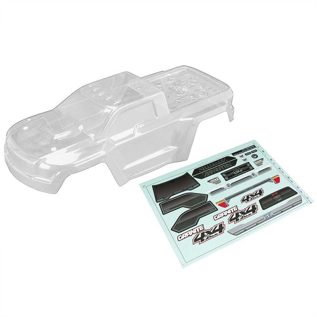Arrma Body Clear w/Decals GRANITE 4x4 ARAC337 AR402261
