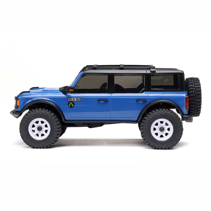 1/30 SCX30 Ford Bronco 4X4 RTR Brushed Rock Crawler (Battery & Charger Included) AXI-2048