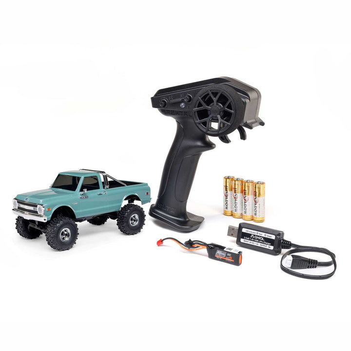 Axial 1/30 SCX30 Chevrolet K10 4X4 RTR Brushed Rock Crawler (Battery &amp; Charger Included)