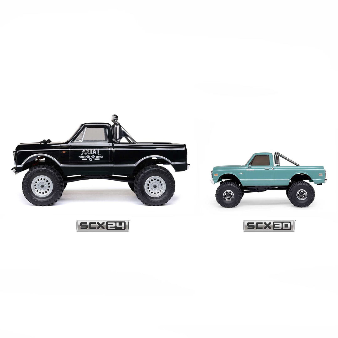 Axial 1/30 SCX30 Chevrolet K10 4X4 RTR Brushed Rock Crawler (Battery &amp; Charger Included)