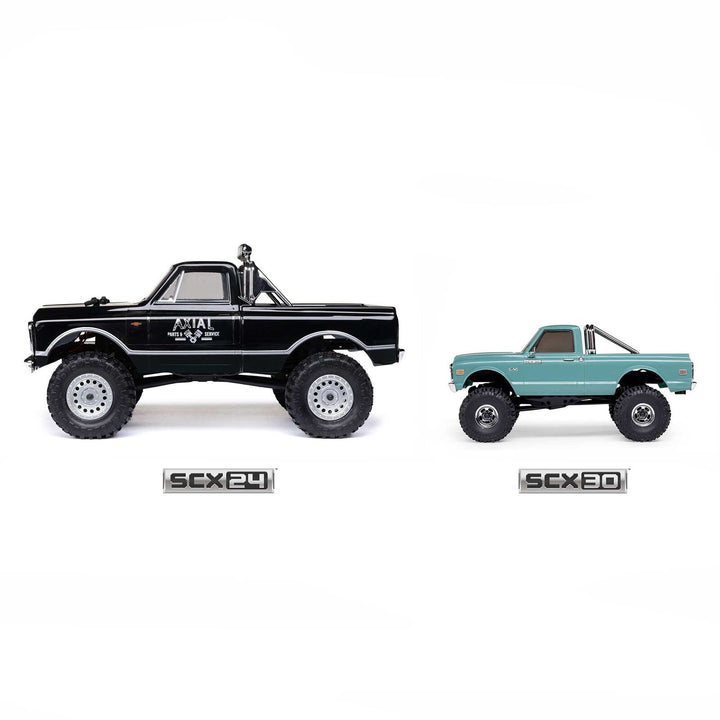 Axial 1/30 SCX30 Chevrolet K10 4X4 RTR Brushed Rock Crawler (Battery &amp; Charger Included)