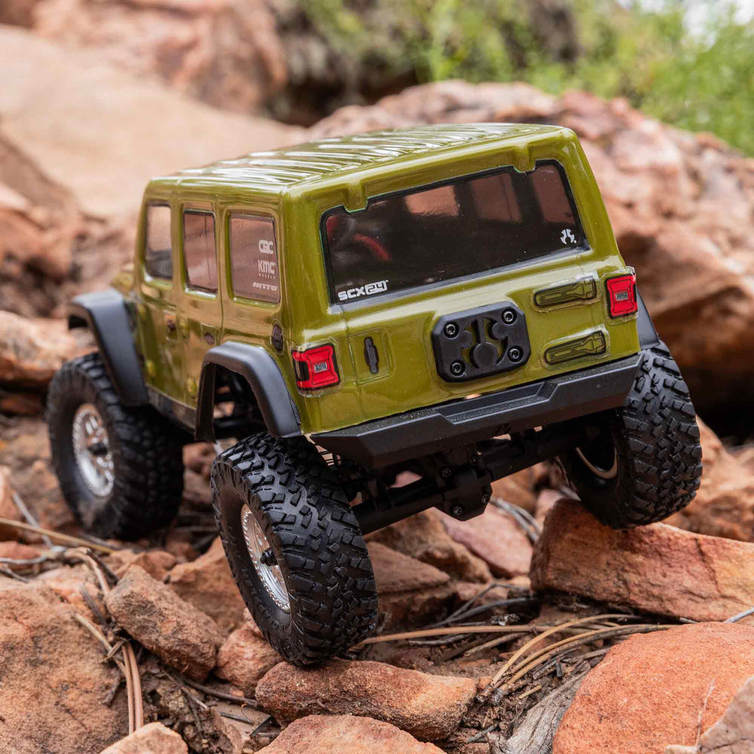 Axial 1/24 SCX24 Jeep Wrangler JLU 4X4 Rock Crawler Brushed RTR AXI00002V3