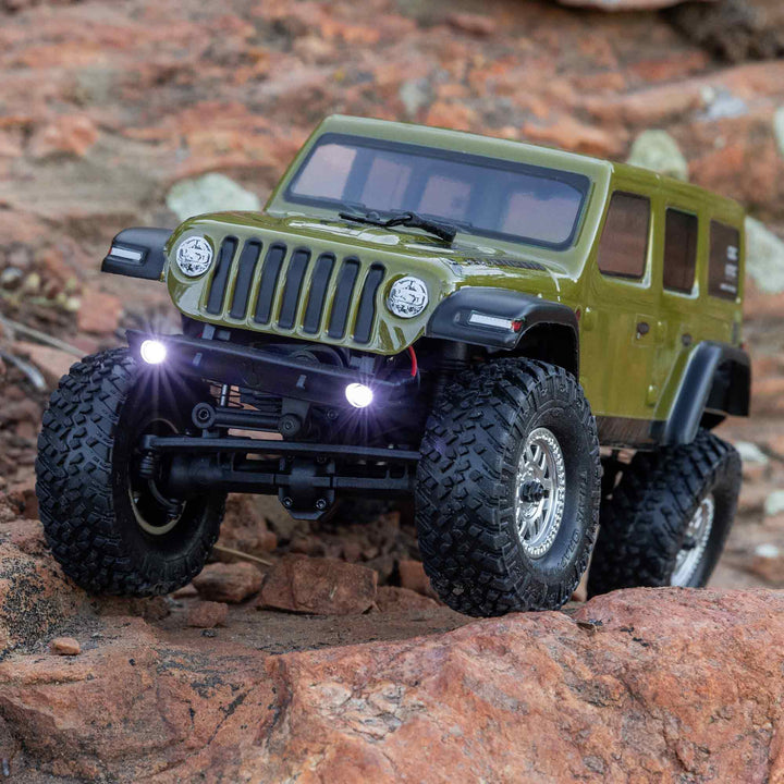 Axial 1/24 SCX24 Jeep Wrangler JLU 4X4 Rock Crawler Brushed RTR AXI00002V3