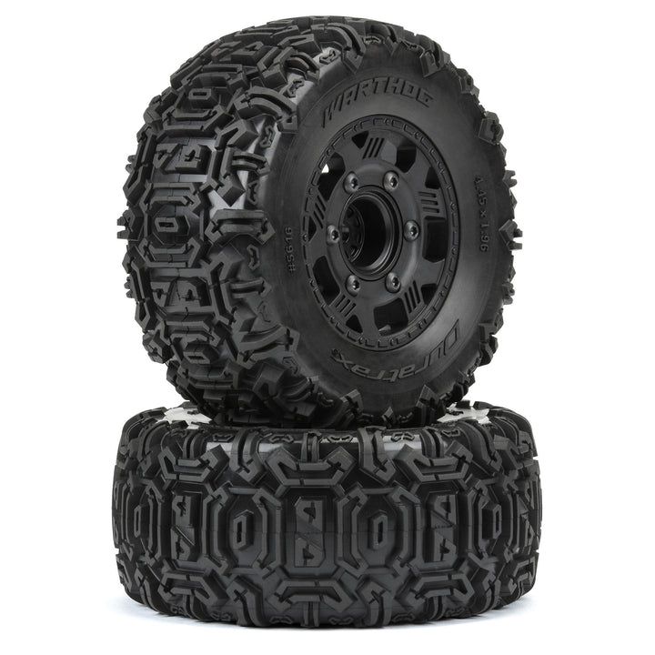 1/10 Warthog F/R 2.2" / 3.0" SC Tires MTD 12 &amp; 14mm Black Ripper (2) DTX564610