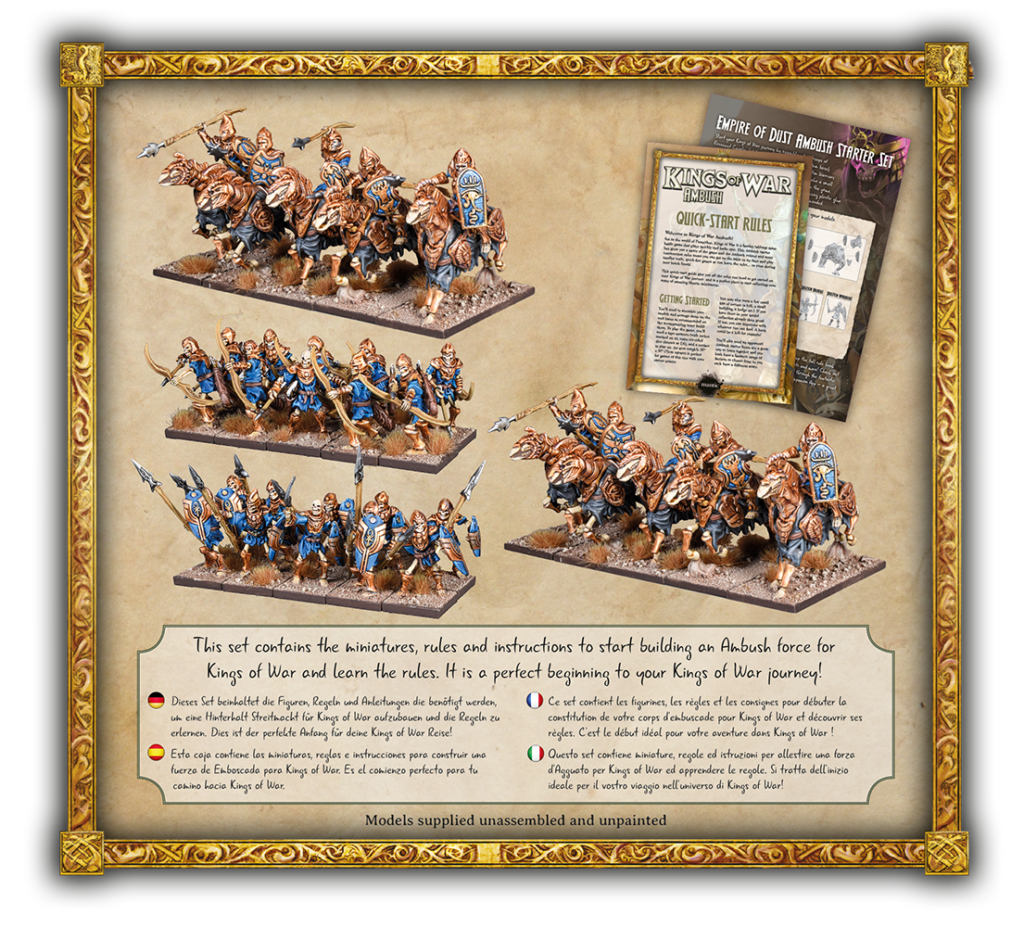 Kings of War - Empire of Dust Ambush Starter Set MGKWT105