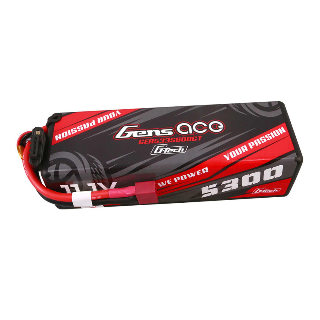 Gens Ace 11.1V 5300mAh 3S 60C G-Tech Smart LiPo: Deans GEA533S60DGT