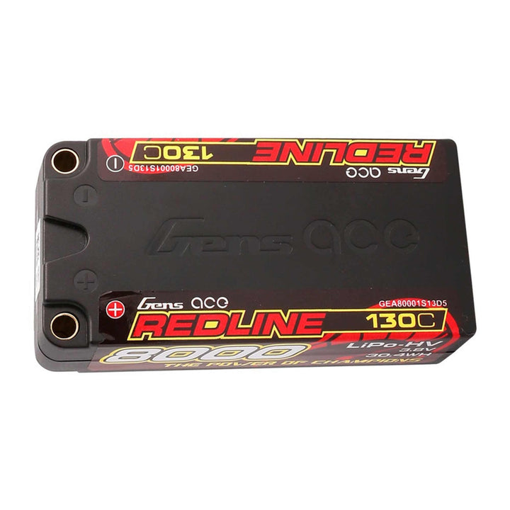 Gens Ace Redline 1S LiHV LiPo LCG Battery 130C (3.8V/8000mAh) GEA80001S13D5