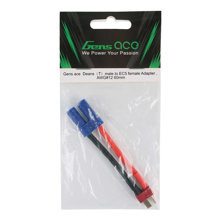 Deans (T-Plug) Male to EC5 Female Adapter Cable GEADM2E5F