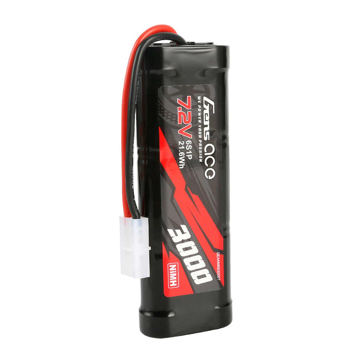 Gens Ace 7.2V 3000mAh, NIMH, TMY plug GEANM6S3000T